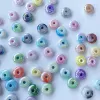 Acrylic uv two-color cloud mist abacus beads creative diy pendant/mobile phone pendant chain key chain pendant bag pendant accessory material Specification image